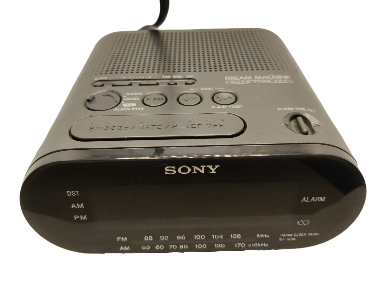 Sony Dream Machine Am Fm Alarm Clock Radio Model Icf C218 Tested