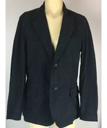 American Eagle Outfitters Finest Quality Navy  Cotton Blazer Jacket LG  ... - $39.59