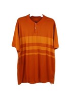 Nike Vapor Short Sleeve Polo Golf Shirt Mens X-Large Orange Striped CI79... - $44.95