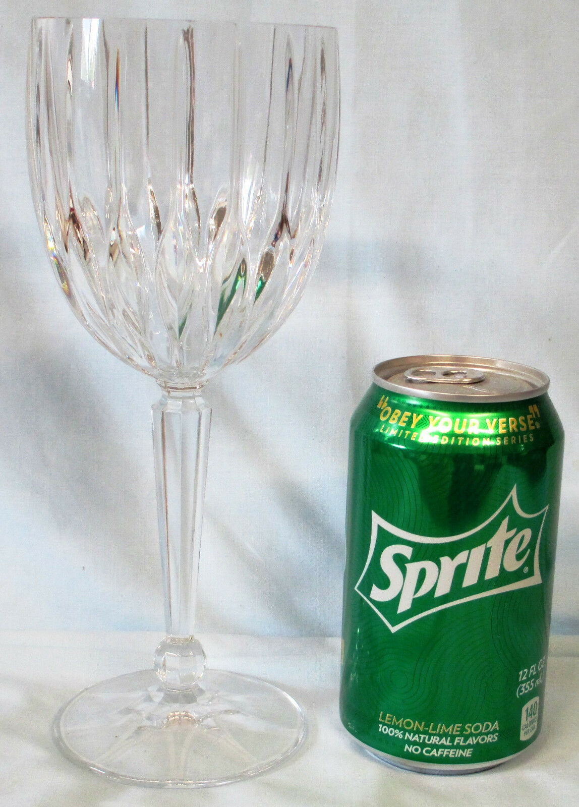 Mikasa Lexington Avenue Fluted Champagne Glass Goblet Stem Set of 2 