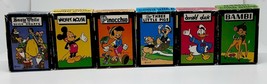 1946 Mickey Mouse Library of Games by Russell 6 Card Game Sets - $35.52