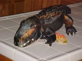 28" American Alligator Puppet Plush Stuffed Toy With Tags By Folkmanis Rare - $99.99