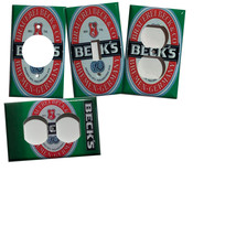 BECK's Beer Logo Light Switch GFI Outlet wall Cover Plate Home Decor image 1