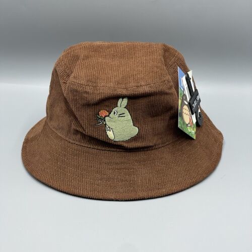 My Neighbor Totoro Bucket Hat Brown Corduroy Studio Ghibli NEW Other