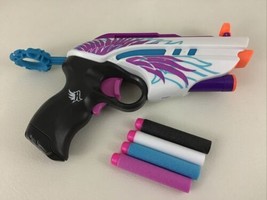 Nerf Rebelle Soft Dart Blaster Gun Single Shot Purple Pink Laser Aim 201... - $29.65