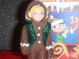 Christmas Holiday Gingerbread Outfit Costume for Loving Family Dollhouse... - $6.92