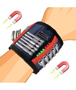 Magnetic Wristband Super Strong Magnets Holds Screws Nails Drill Bits OS... - $14.84