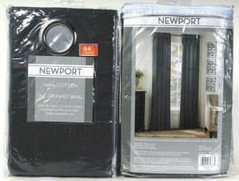 2 Packages Newport 50" W X 84" L Charcoal 100% Cotton 1 Count Grommet Panel