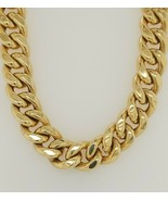 14k Yellow Gold Miami Cuban Link Chain Necklace - $5,200.00