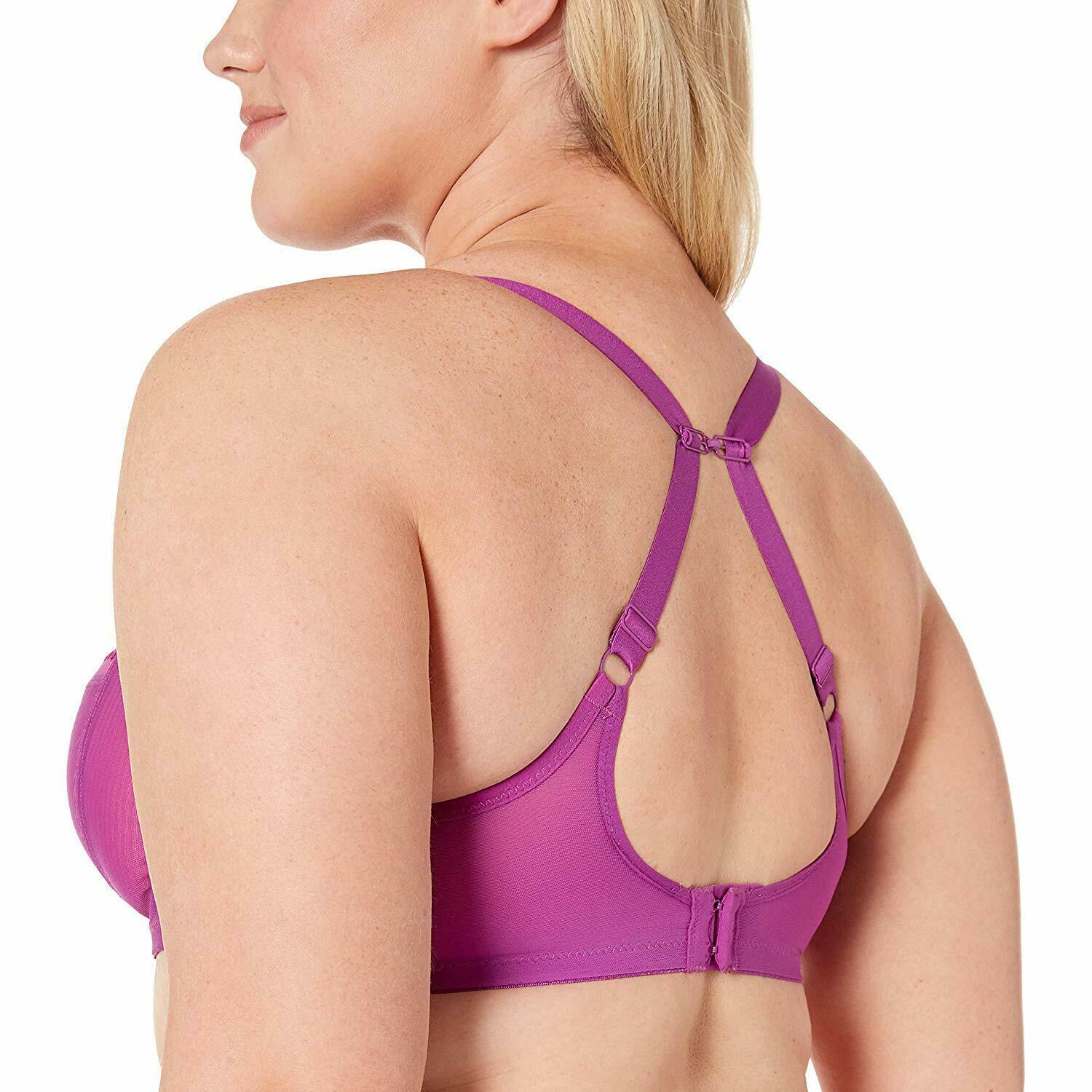 Elomi MAGENTA Matilda Underwire Plunge Bra, US 36L, UK 36HH Bras