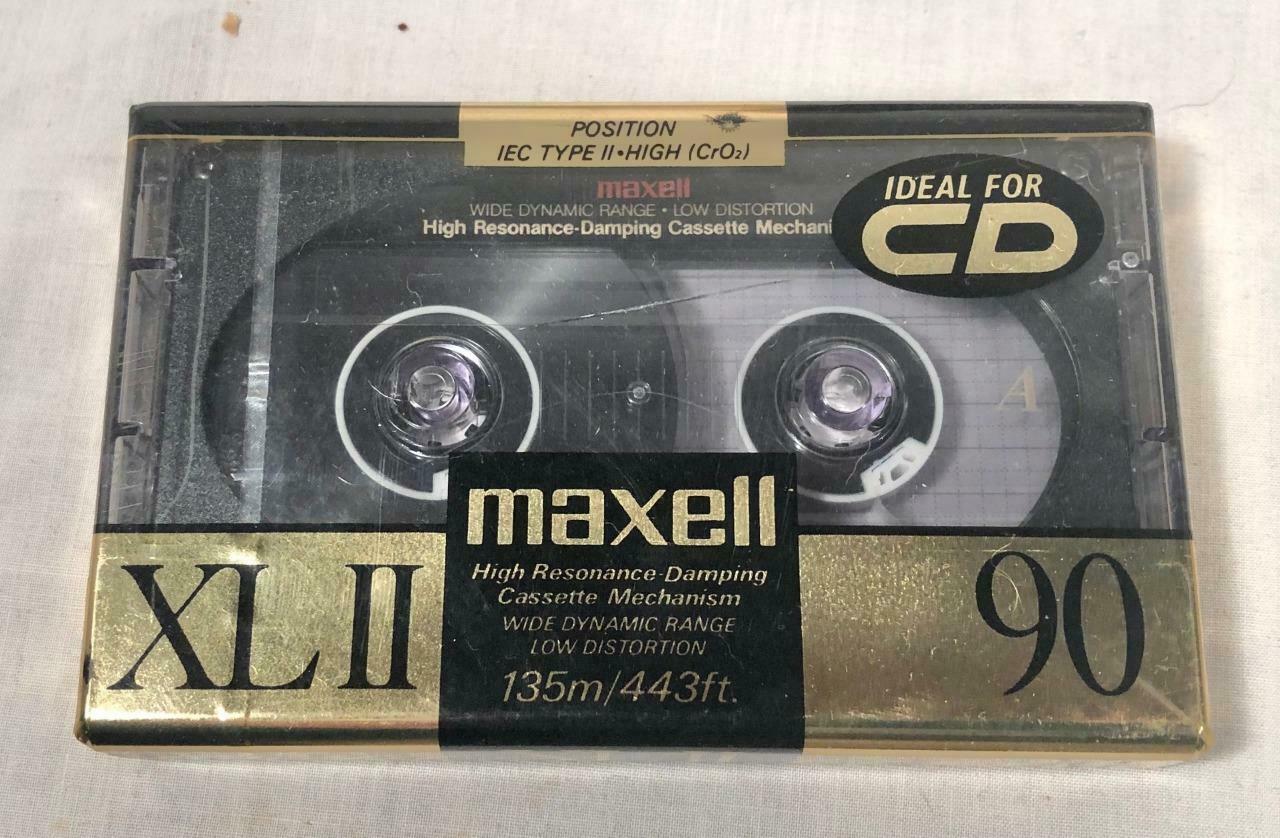 Sealed Maxell Xlii Audio Cassette 90 Minute Audio Tapes 8765