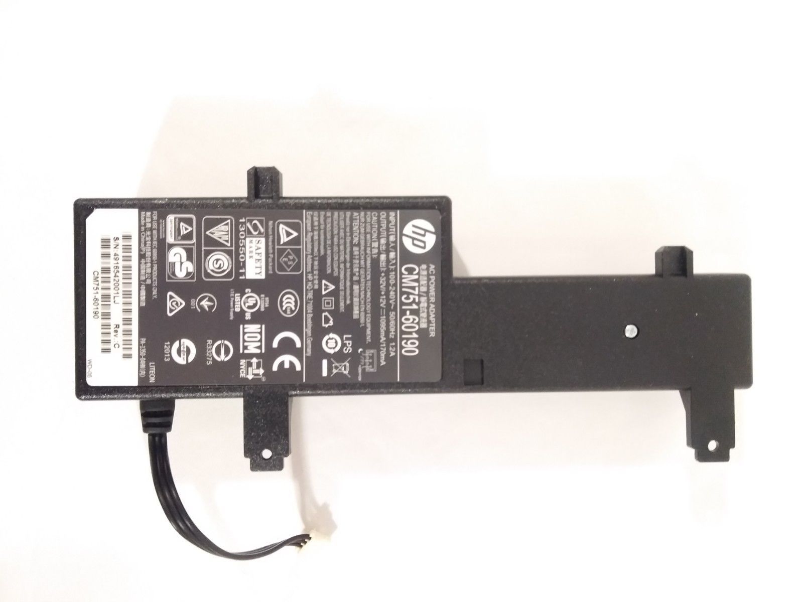 HP Officejet Pro 8610 AC Power Adapter CM751-60190 240V 170mA 12V - Other Printer & Scanner Accs