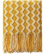 NTBAY Acrylic Knitted Throw Blanket, Lightweight and Soft Cozy Decorativ... - $39.99