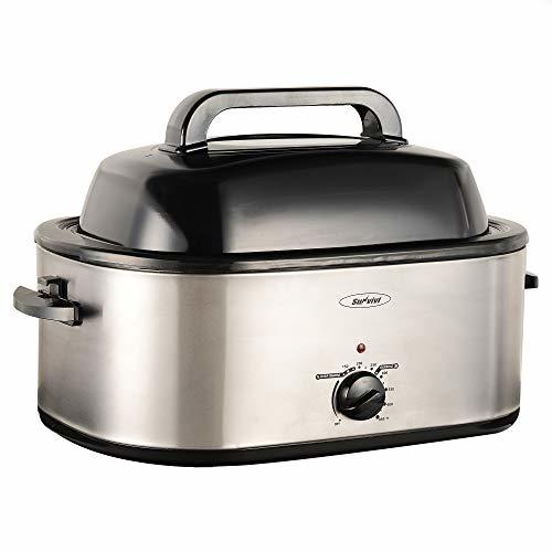 Electric Roaster Oven with SelfBasting Lid, 20 Quart, Removable Insert