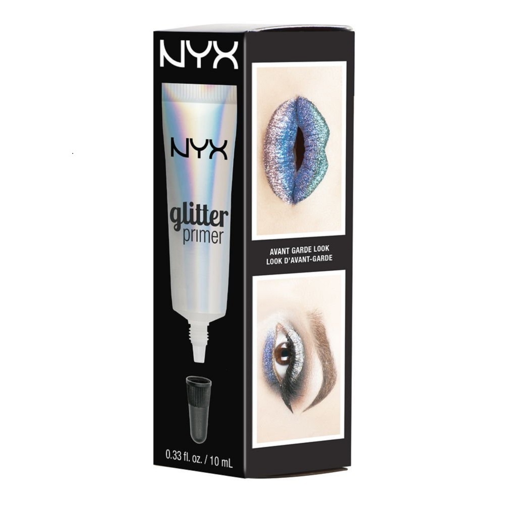NYX PROFESSIONAL MAKEUP Glitter Primer Face Makeup, 0.33 Ounce Foundation Primer