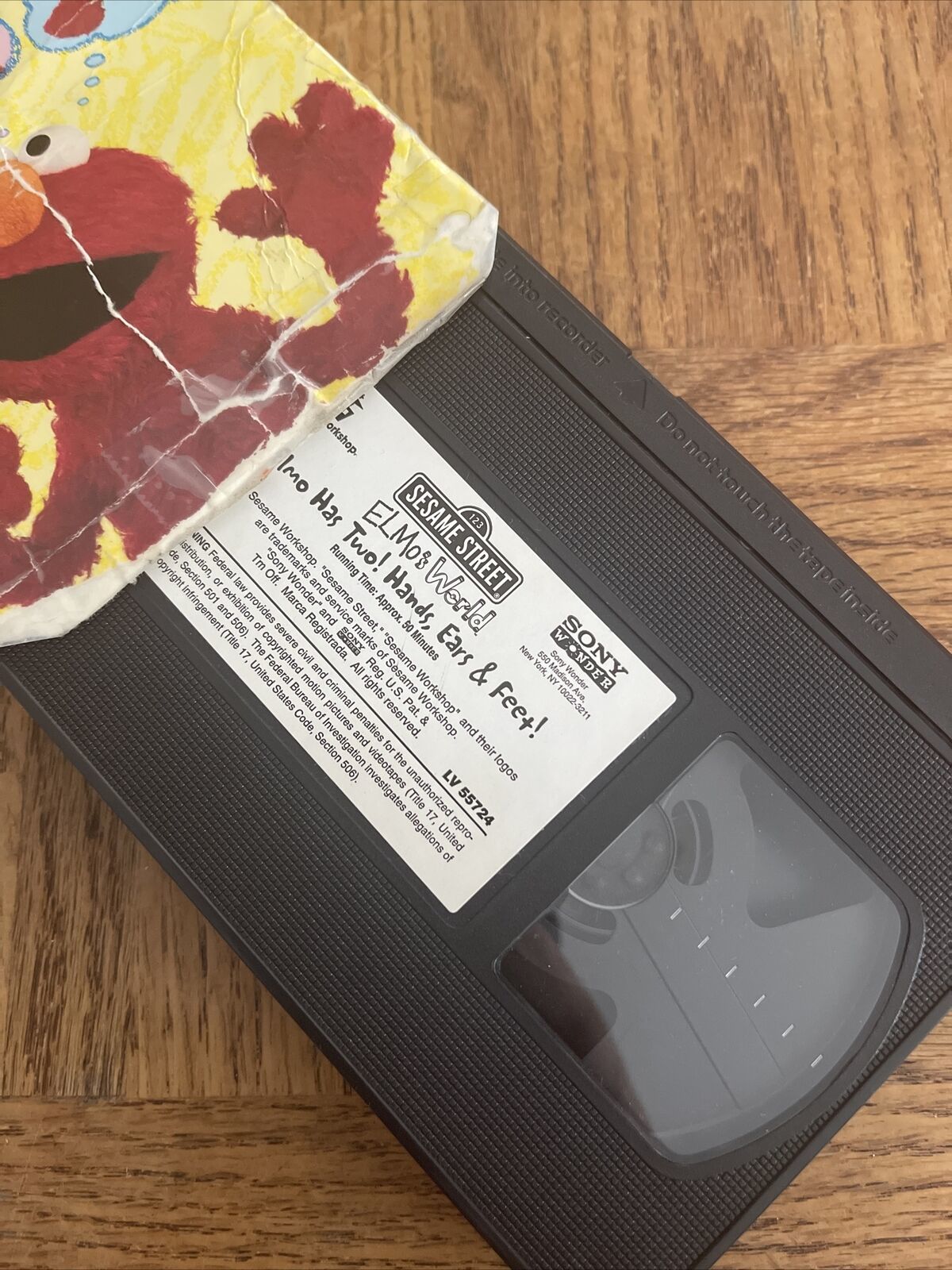 Sesame Street Elmo Has Two Hands Eats And Feet VHS VHS Tapes