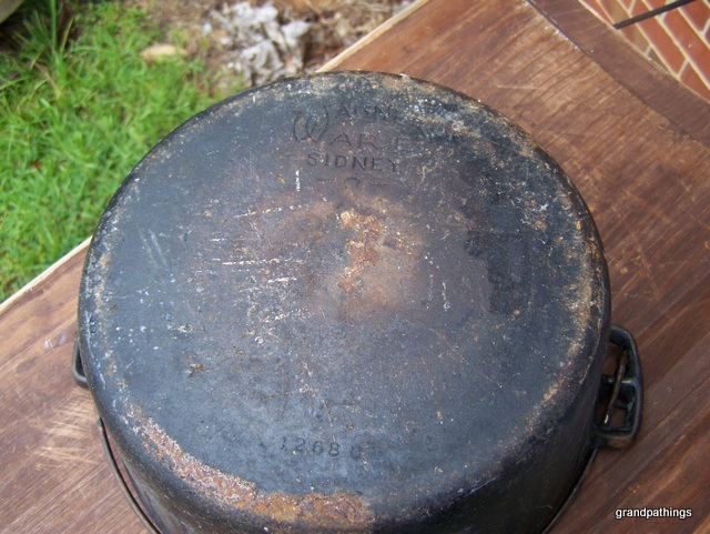 Cast Iron Wagner Dutch Oven Antique Antiques 7644