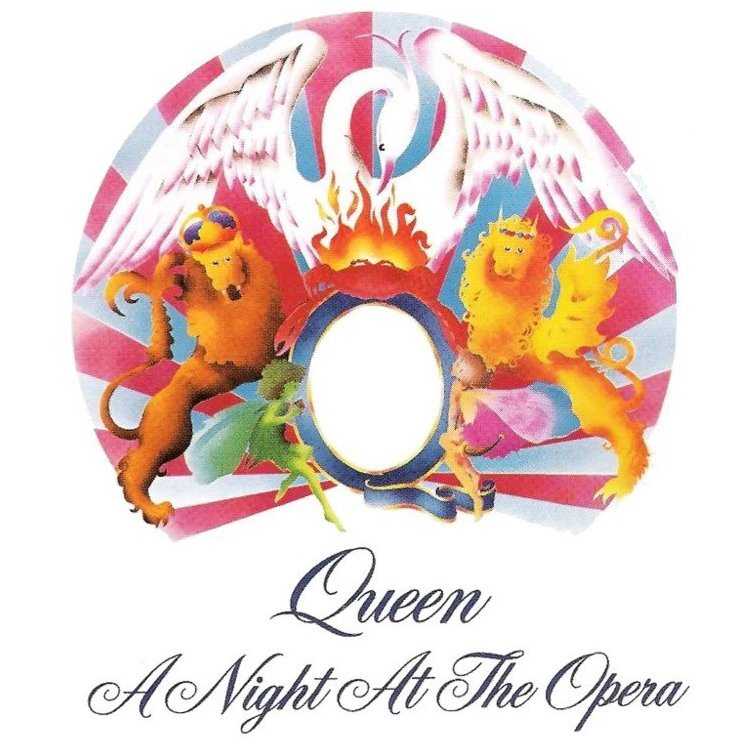 queen a night at the opera record covers