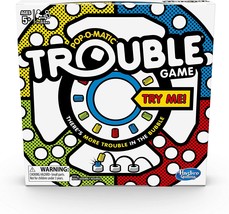 Hasbro Gaming Trouble Board Game for Kids Ages 5 and Up 2-4 - $15.31