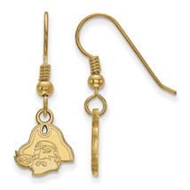 SS w/GP East Carolina University XS Pirate Head Dangle Earrings - $61.35