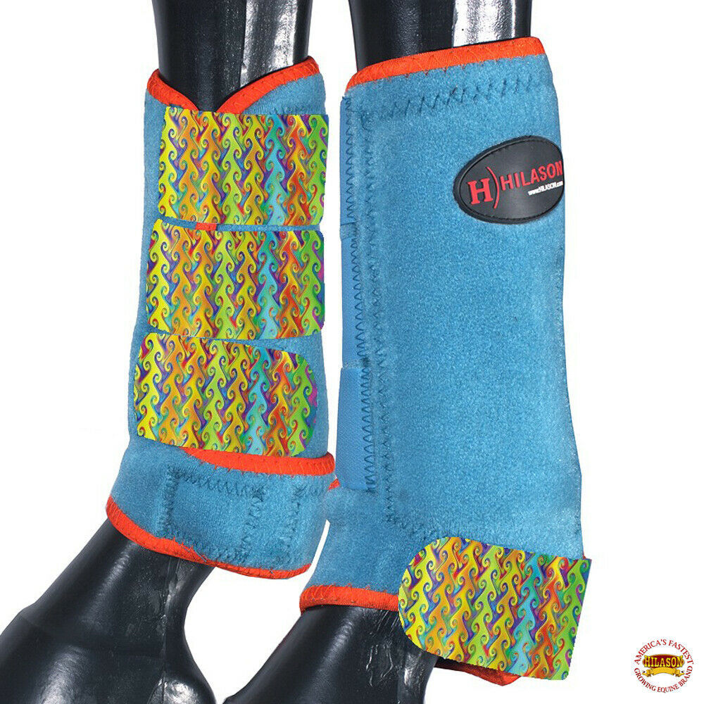 HILASON Horse Front/Rear Leg Ultimate Sports Boot Pair 