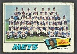 New York Mets Team Card 1977 Topps Baseball Card # 259 good marked cl - $0.55