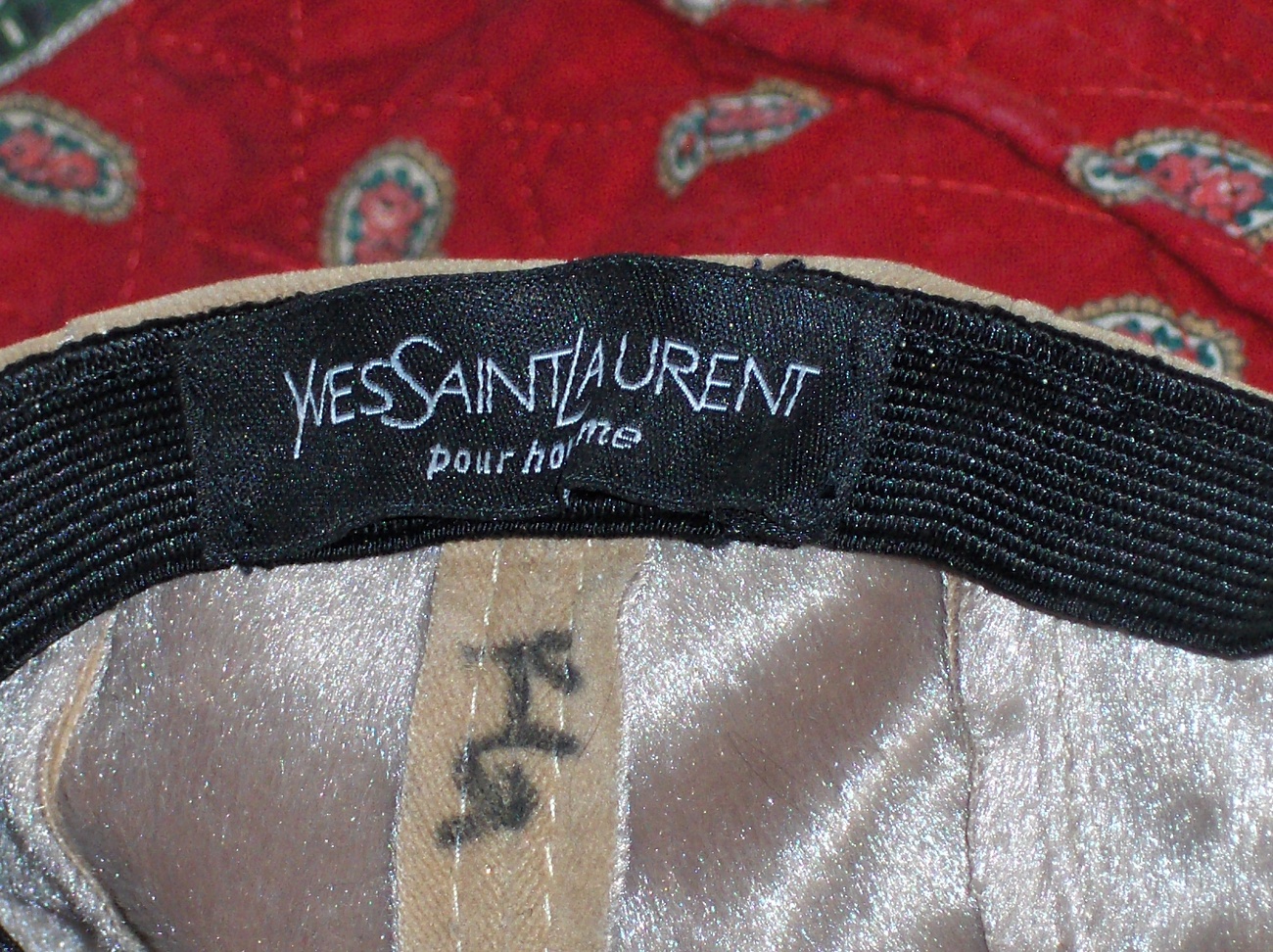 Yves Saint Laurent Hat Newsboy Cabbie Golf Hats