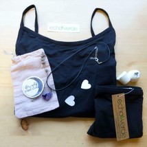 Organic Bamboo Tank Dress, Pantie and Necklace Gift Set - Eco Friendly, ... - $39.99