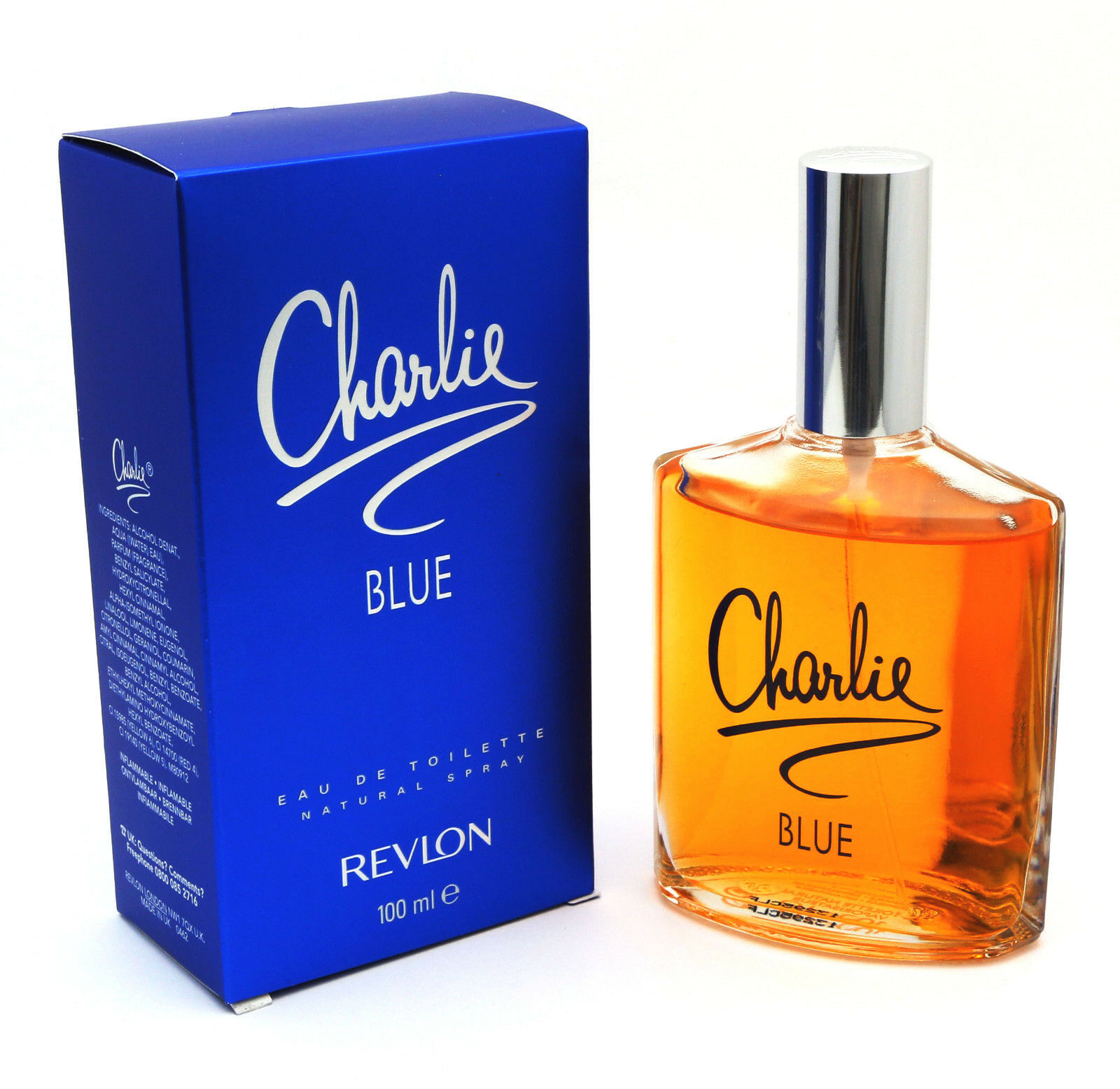 Charlie Blue Perfume For Women By Revlon Edt Spray 3 4 Oz 100 Ml New