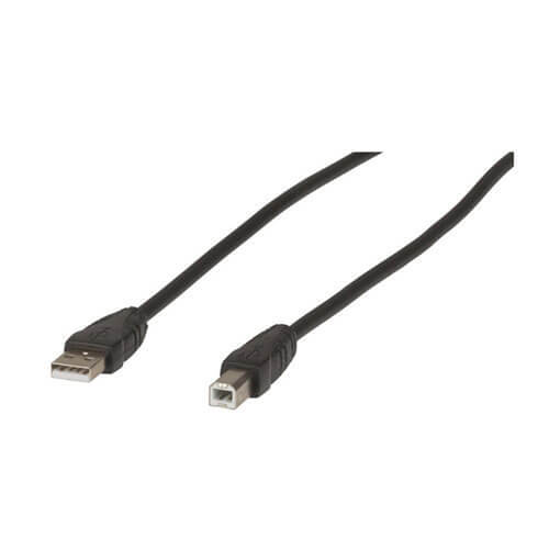 Jaycar USB 2.0 TypeA Plug to TypeB Plug Cable 1.8m Computer