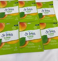 (6) St. Ives revitalizing Sheet Mask Apricot Face Hydrate Fresh Glow Sin... - $15.15