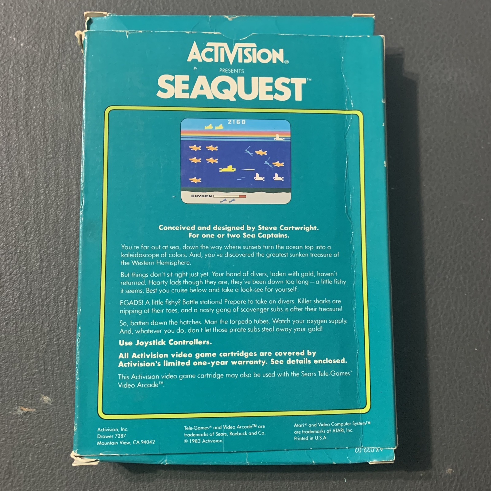 ATARI 2600 Seaquest boxed with manual tested and similar items