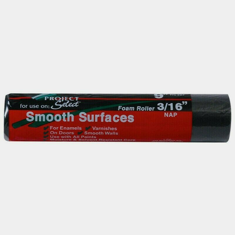Linzer Foam 9 Paint ROLLER COVER 1 pc. Smooth Surfaces Stain Coats RRC 227 0900