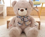 Dy bear hair bear boy scarf bear hair toy bear super large bear doll birthday girl thumb155 crop