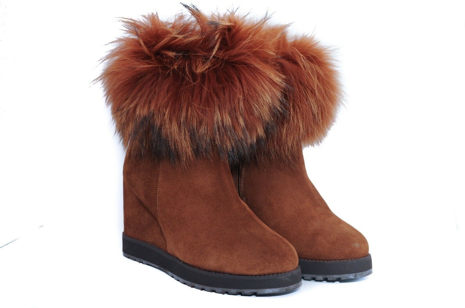 Pegia Suede and Fully Lined with Pure Wool Ankle Boots and Soft Fluffy