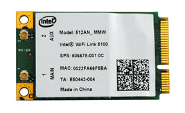 Intel Wifi Link 5100 Wireless Mini PCI-E Card 300Mpbs 802.11a/b/g/n - $9.85