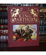 King Arthur &amp; Knights of Round Table Thomas Malory Illustrated New  Hard... - $32.10