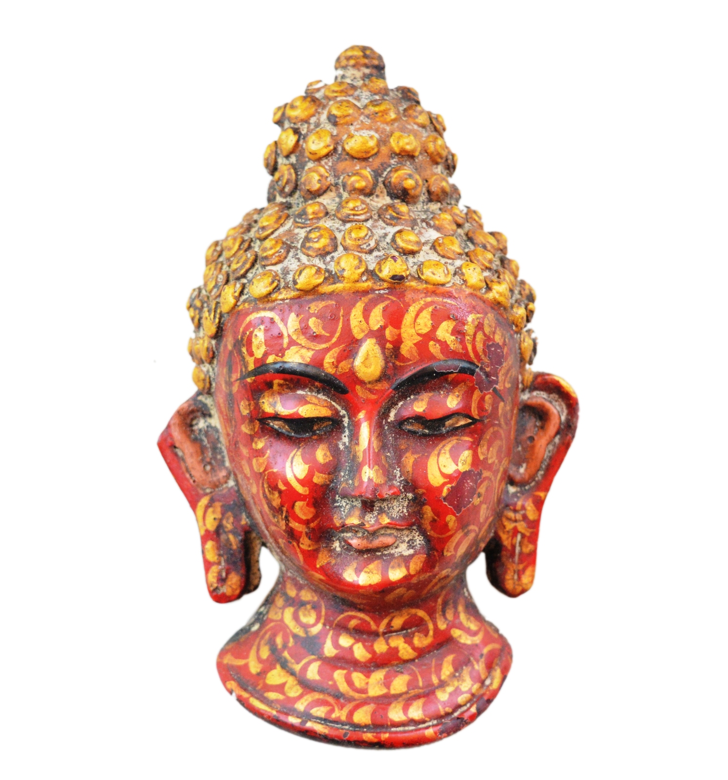 Antique Resin Buddha mask wall mask wall hanging Wall sculpture Buddha