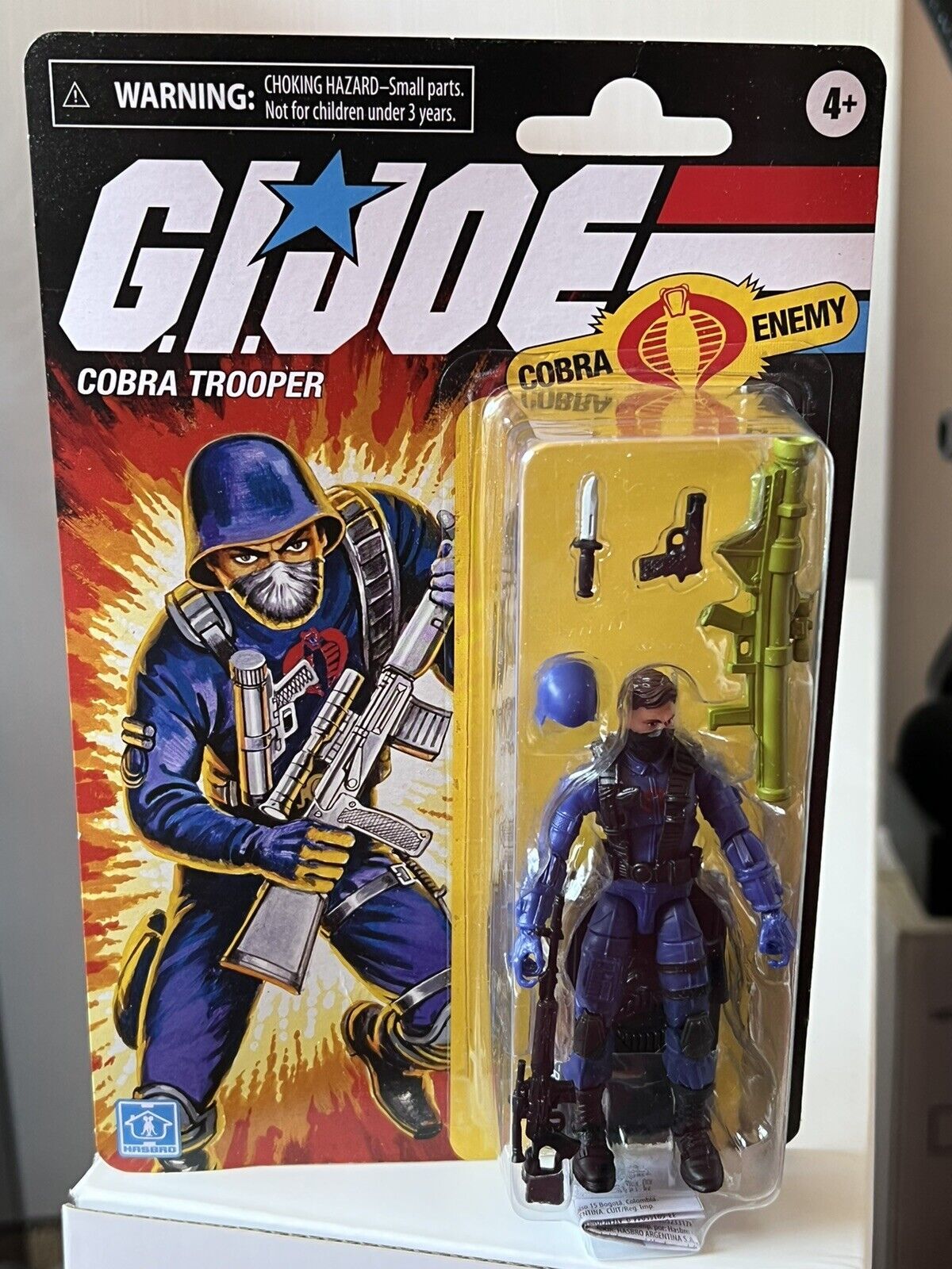 GI Joe Vintage Retro Cobra Trooper Hasbro 3.75” 2021 - Action Figures