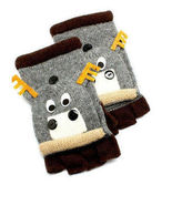 D &amp; Y Womens Kids Knot Winter Hand Gloves Flip Top Glomitt Wool Blend Mi... - $12.00