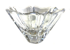 Orrefors Crystal Orion lead crystal bowl hexagon - $19.00