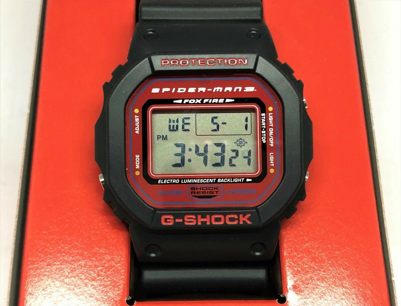 g shock spiderman edition