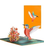 3D Hummingbird Pop-Up Birthday Card Gift for Kids Dad Business Cartoon A... - $13.72