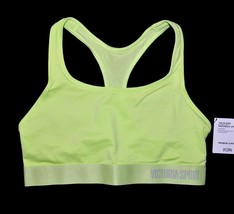 Victoria's Secret Sport Lime Green Sports Bra X-Large Xl New Active Gym Yoga Vs - $23.20