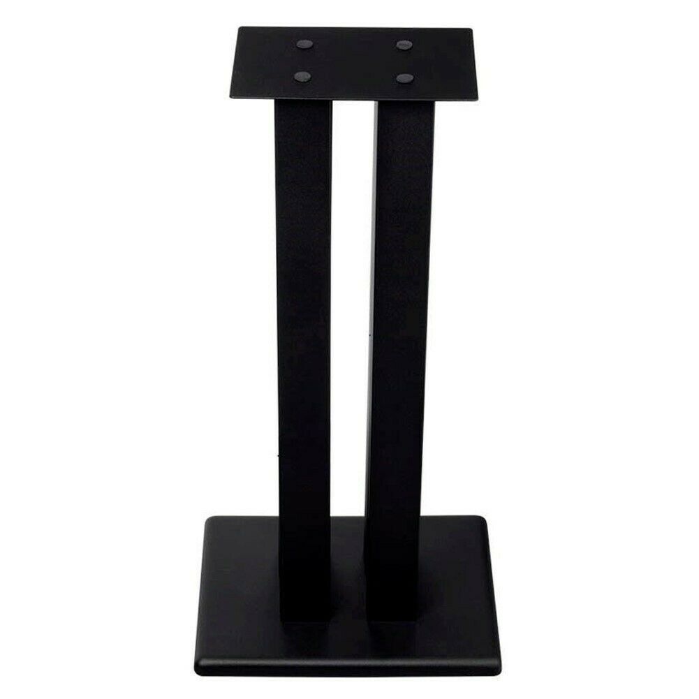 24" Speaker Stand Platform Durable Steel Design with Adjustable Spikes