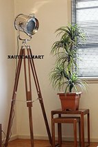 NAUTICALMART Designer Chrome Marine Tripod Floor Lamp Spot Light Search Light  - $224.00