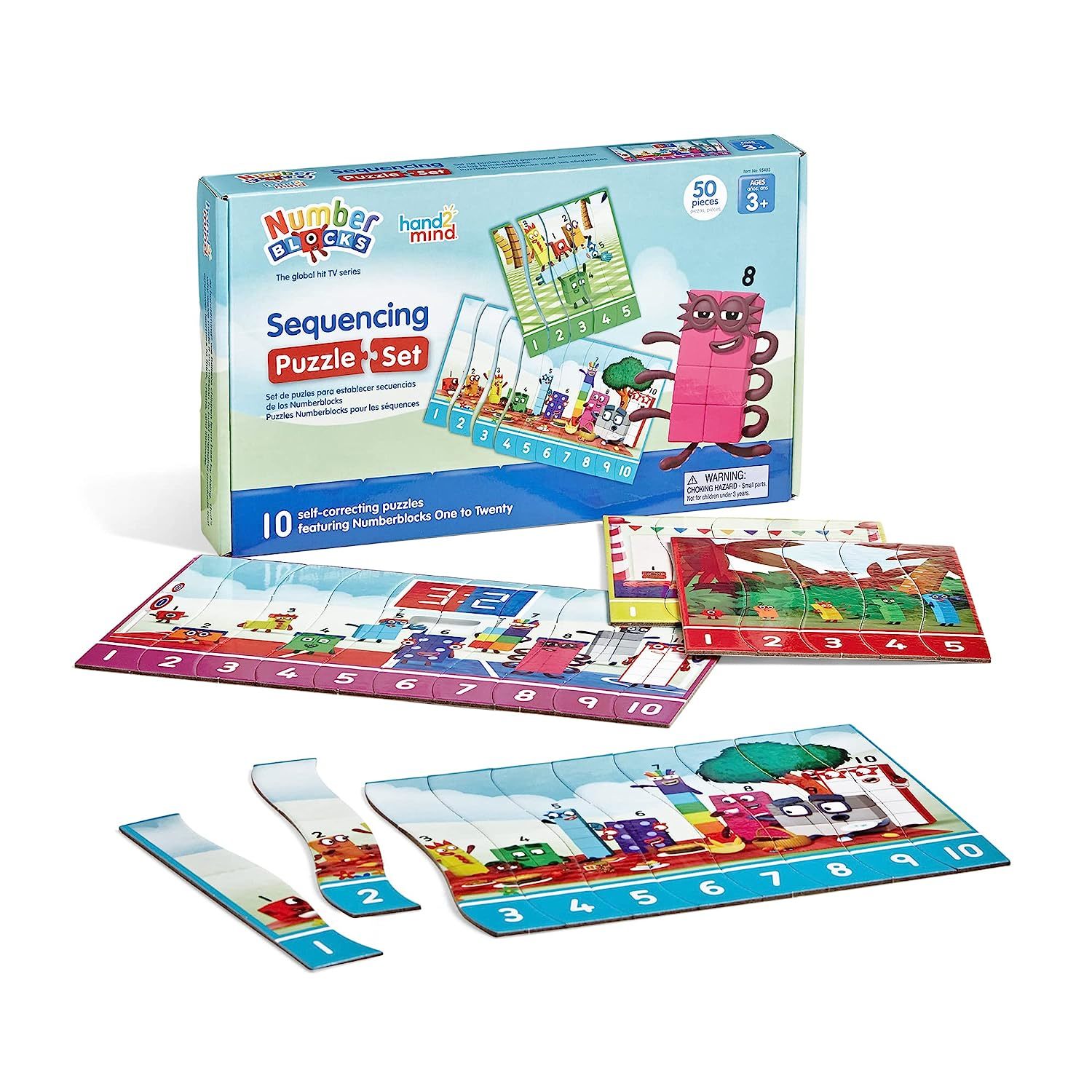 Numberblocks Sequencing Puzzle Set, Sequencing Number Puzzles, Sequence 