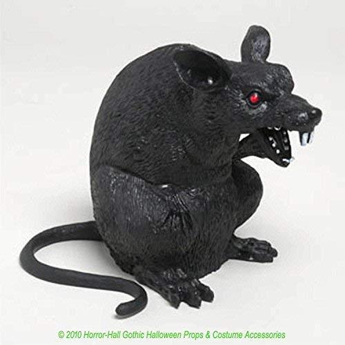 Forum Novelties Decoratio Hunchback Big Black Rat Standing Horror ...