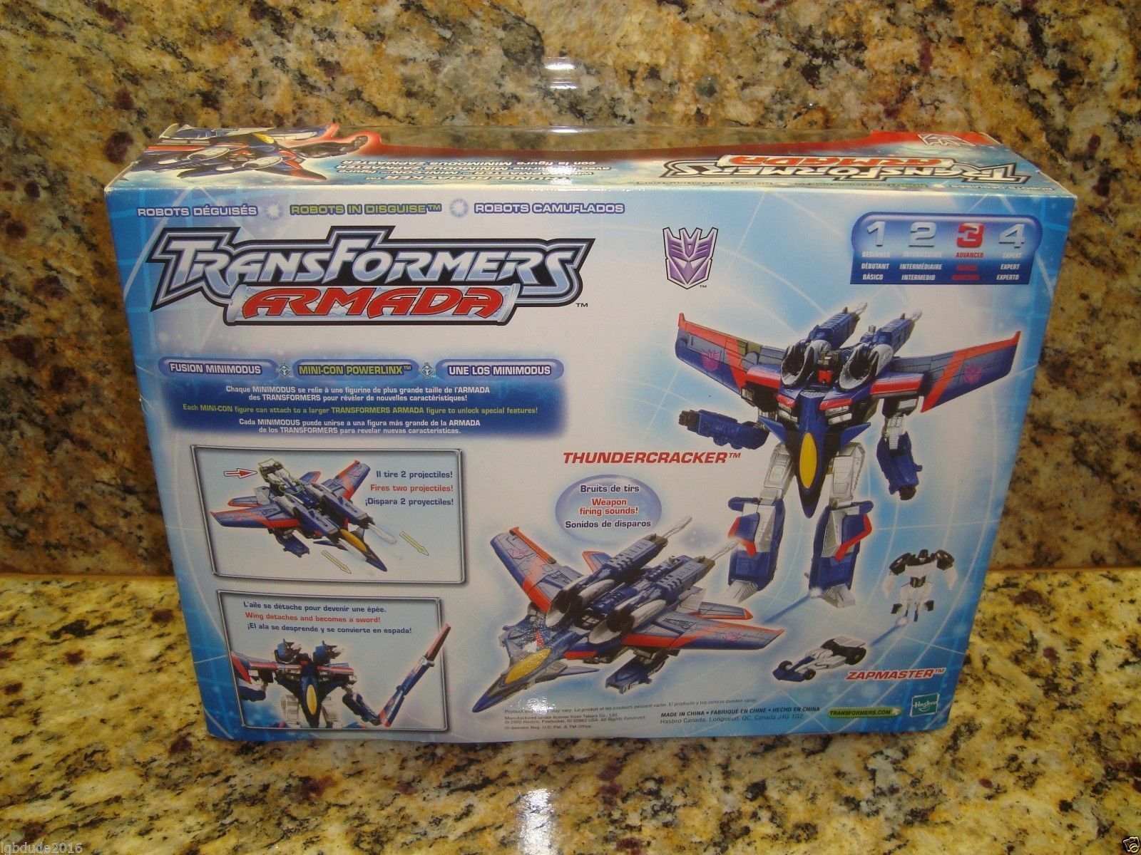 transformers armada thundercracker toy