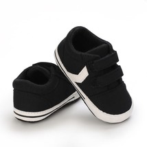 Black Fashion Newborn Casual Cloth Shoes Boys And Girls First Step Wal Shoes Inf - $41.06
